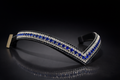 Sapphire, Navy and Clear V-Shape Browband