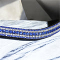 Sapphire and Clear Browband