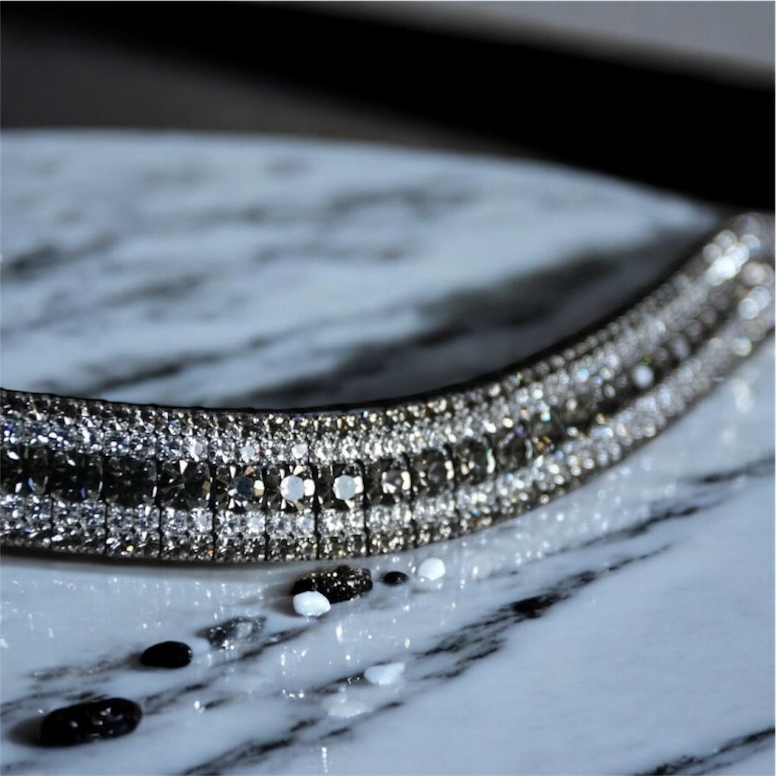 Black Diamond and Clear Browband