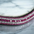 Hot Pink and Clear Browband